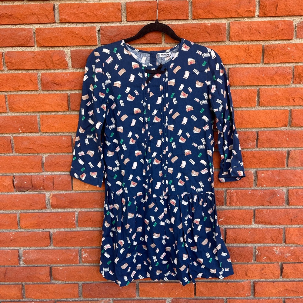 Preppy vintage theatre ticket dress